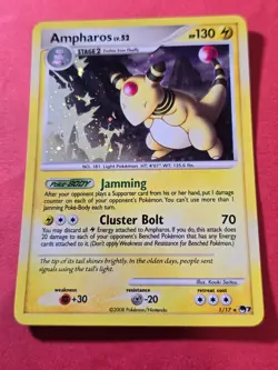 2008 Pokemon Organized Play Series 7 #1 Ampharos Holo, R, cd1 - Image 1