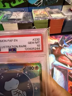 🫧2024 POKEMON PAF EN-PALDEAN FATES SPECIAL ILLUSTRATION RARE #232 MEW EX PSA 10 - Image 3