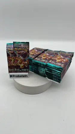 Lot of (120) Pokemon TCG Korean Ruler Of Black Flame sv3 Booster Packs SEALED - Image 1