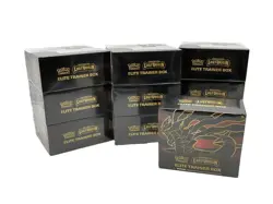 Lot of (10) Pokemon TCG Sword & Shield Lost Origin ETB Boxes SEALED ETB's - Image 1