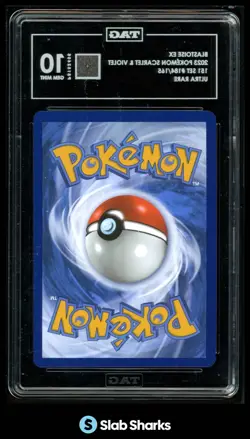 2023 POKEMON SV 151 - MEW EN #184/165 BLASTOISE EX ULTRA RARE TAG 10 - Image 2