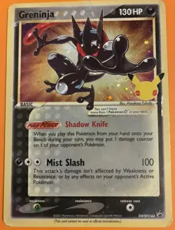 Greninja Gold Star SWSH144 Sword & Shield Promo Cards Holo Pokemon Celebrations - Image 1