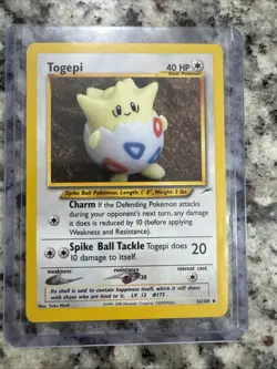 Pokemon TCG Vintage 2001 Neo Destiny Togepi 56/105 Non Holo - Image 1