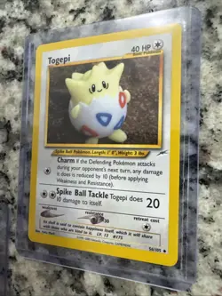 Pokemon TCG Vintage 2001 Neo Destiny Togepi 56/105 Non Holo - Image 3