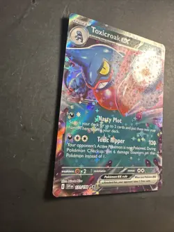 2023 Pokemon Scarlet Violet Toxicroak Ex 131 /198 Full Art Holo Rare Holographic - Image 2