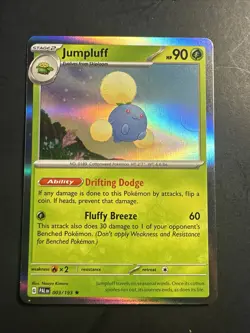 2023 Pokemon Paldea Evolved Jumpluff 3 /193 English Holo Holographic - Image 1