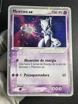 Mewtwo ex #101 Holo 2003 Pokemon EX Ruby & Sapphire - PACK FRESH NM/M - Spanish - Image 4