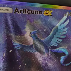 Pokemon Articuno Ex Pocket TCG Custom Made Fan Art Holo With Texture - Image 2
