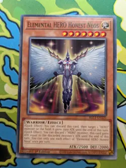 Elemental HERO Honest Neos BLC1-EN120 1st Edition YuGiOh TCG Card - Image 1