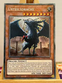 Urteilsdrache RA03-DE196 Platinum Secret Rare Deutsch NM YUGIOH - Image 1