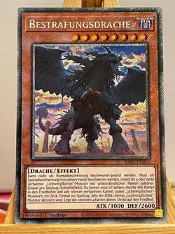 Bestrafungsdrache RA03-DE015 Platinum Secret Rare Deutsch NM YUGIOH - Image 1