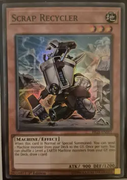 YuGiOh Scrap Recycler Super Rare 1st Edition FIGA-EN051 - Image 1