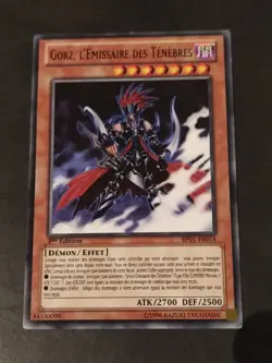 Yu-Gi-Oh ! - Gorz, l'Emissaire des Tenebres - BP01-FR014 - Rare - Image 1
