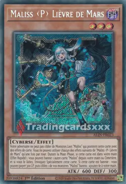 Yu-Gi-Oh! Maliss <P> Lievre de Mars : SE ALIN-FR023 - Image 1