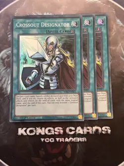 3X RA02-EN063 "Crossout Designator" Super Rare YuGiOh! NEW PLAYSET - Image 1