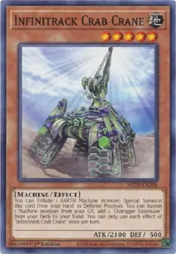 Infinitrack Crab Crane - MP20-EN208 - Common 1st Edition - Yugioh - Image 1