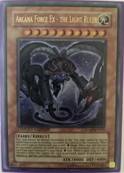 YuGiOh Arcana Force Ex - The Light Ruler Ultra Rare JUMP-EN027 Jump Promo - Image 1