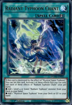 Radiant Typhoon Chant - Ultra Rare 1st Edition DOOD-EN061 - NM - YuGiOh - Image 1