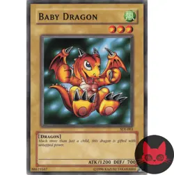 Yugioh Baby Dragon SDJ-003 Common NM - Image 1