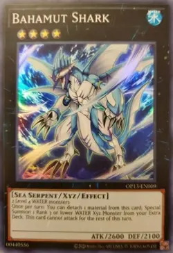 Bahamut Shark - OP13-EN009 - Super Rare - Unlimited Edition Near Mint Yugioh! Ca - Image 1