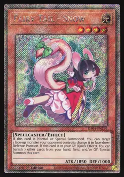 Fairy Tail - Snow - RA04-EN269 - Platinum Secret Rare - 1st Edition Yugioh - Image 1