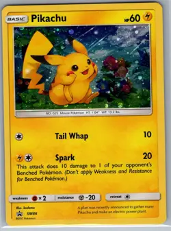 Pikachu - SM86 Holo SM Promos - Pokemon Card - NM - Image 1