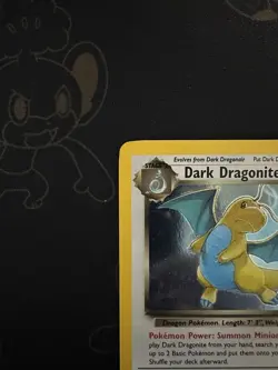 Pokemon Dark Dragonite Holo Rare TCG Card 5/82 With Dark Dragonaire And Dratini - Image 3