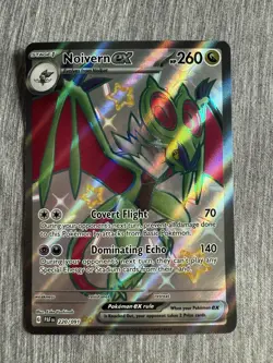 Noivern ex 220/091 Paldean Fates (PAF) NM Shiny Full Art Pokemon Card - Image 1