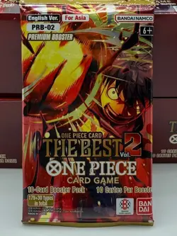 Lot of (69) One Piece Card Game TCG The Best Vol.2 Booster Packs w/Box - Image 2