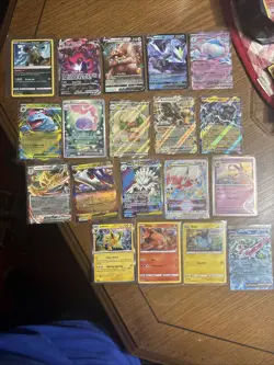 Pokemon Full Art Vstar Ir And Ex Lot of 19 Cards From Scarlet and Violet Sets - Image 1