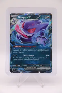 Gengar ex - 104/162 Temporal Forces Full Art Pokemon Card - NM/MINT - Image 1