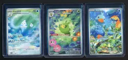 Lot of (3) Assorted Pokemon Cards White Flare SIR Vanillish Swadloon Ducklett + - Image 1