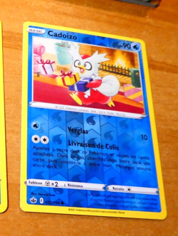 POKEMON REGNE DE GLACE CARD REVERSE HOLO CARTE Cadoizo 032/198 EB06 FR VF MINT - Image 1