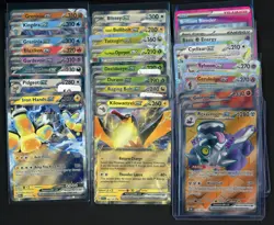 Lot (25) Assorted Pokemon Cards Greninja idgeot Blaziken Gardevoir Raging Bolt + - Image 1