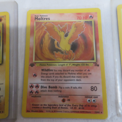 Lot of 15 Pokemon Trading Cards in Album w/ Protective Sleeves Collection Binder - Image 5