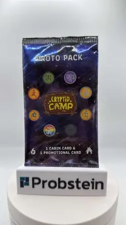 Cryptid Camp TCG Proto Pack SEALED (Pack Includes 1 Cabin Card & 1 Promo Card) - Image 1