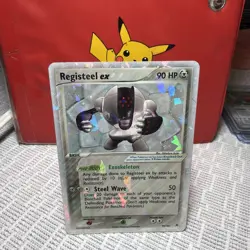 Pokemon Registeel EX Cracked Ice Holo Card 99/101 Lp Condition - Image 1
