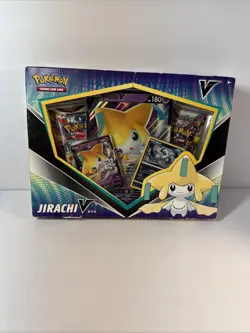 Brand New Pokemon JIRACHI V BOX, Oversized, Foil Cards & Booster Packs Sealed - Image 1