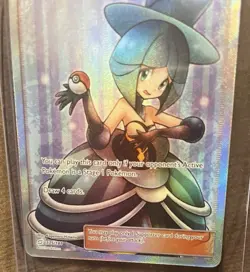 Pokemon Evelyn Full Art Trainer Sm-Team Up Holo Card 175/181 NM Condition - Image 2