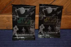 2 Unopened Packs Star Wars Customizable Card Game Limited Edition 15 Card - Image 1