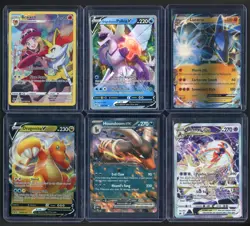 Lot of (9) Assorted Pokemon Card Game PTCG TCG Dragonite V Houndoom Deoxys + - Image 1