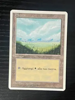 Magic MTG Italian Revised Plains Artist Proof Near Mint - Only 50 Exist! - Image 1