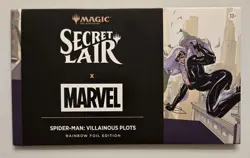 MTG Secret Lair x Marvel's Spider-Man Villainous Plots Rainbow Foil Edition - Image 1