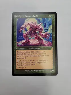 MTG - Golgari Grave-Troll (Retro Frame) RVR Regular Rare #348 - Image 1