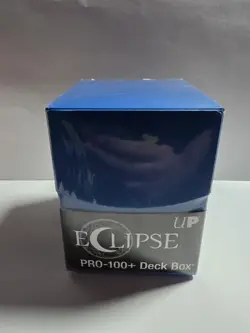 Ultra Pro Eclipse 100+ Deck Box with Divider - Pacific Blue Sealed - Image 1