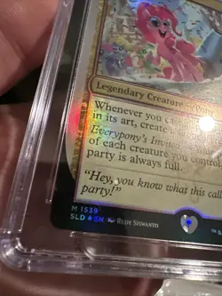 2023 MTG SECRET LAIR DROP FOIL #1539 PINKIE PIE CGC 9 MINT - Image 3