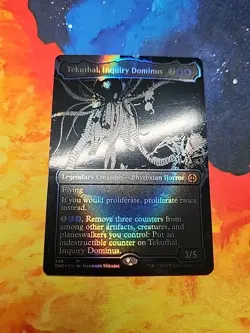 Tekuthal, Inquiry Dominus (Showcase) (Step-and-Compleat Foil) - Phyrexia - NM - Image 1