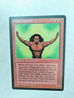 MTG Mijae Djinn (Mijae-Dschinn) German FBB Regular - Bit of Edge Wear - Pics - Image 1