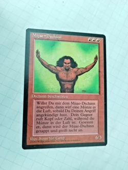 MTG Mijae Djinn (Mijae-Dschinn) German FBB Regular - Bit of Edge Wear - Pics - Image 2