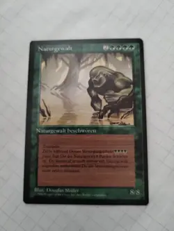 MTG Force of Nature (Naturgewalt) German FBB Regular Miscut - Uncirculated - Image 1